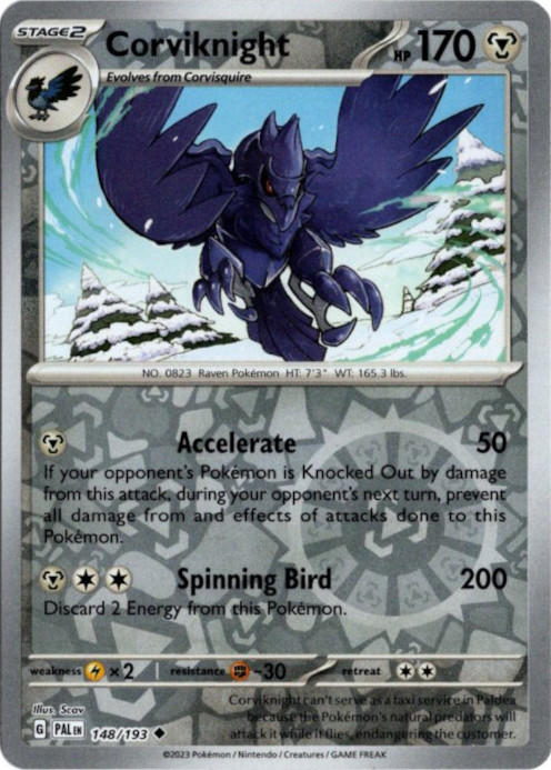 アーマーガア 海外版 英語版 リバホロ Corviknight - 148/193 -【Card