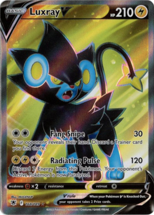 レントラーV SR 海外版 英語版 Luxray V - 168/189 -【Card Chicken】