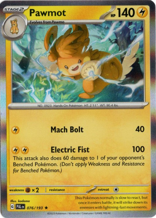 パーモット 海外版 英語版 Pawmot - 076/193 -【Card Chicken】