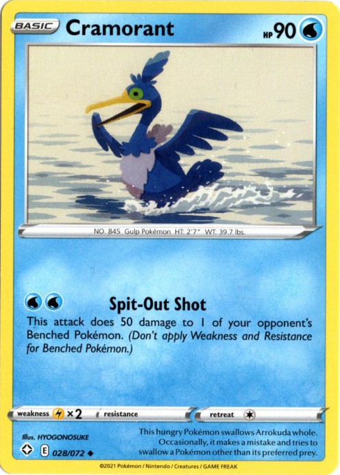 ウッウ 海外版 英語版 Cramorant - 028/072 -【Card Chicken】