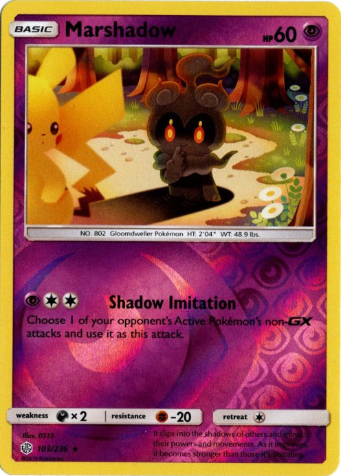 マーシャドー 海外版 英語版 リバホロ Marshadow - 103/236 -【Card