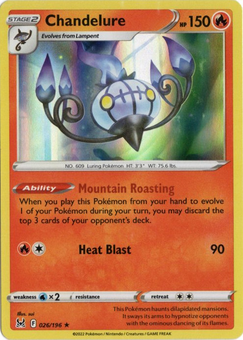 シャンデラ 海外版 英語版 Chandelure - 026/196 -【Card Chicken】