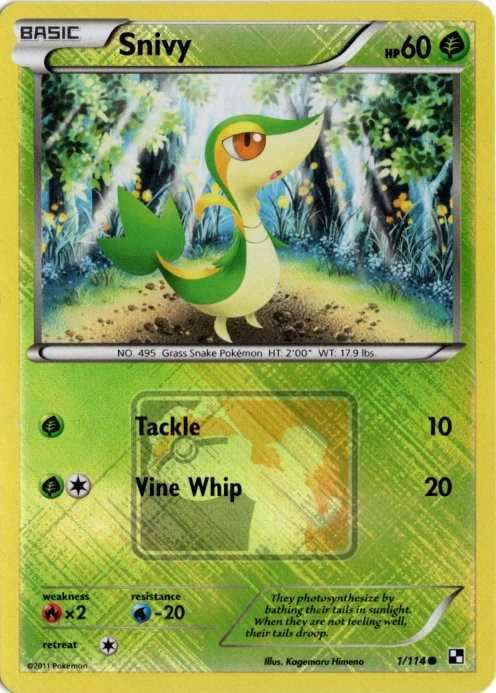 ツタージャ 海外版 英語版 リーグプロモ Snivy - 1/114 -【Card Chicken】