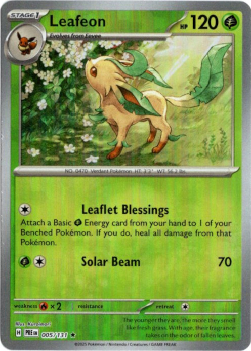 リーフィア 海外版 英語版 モンスターボールミラー Leafeon - 005/131
