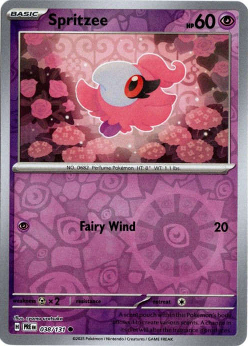 シュシュプ 海外版 英語版 リバホロ Spritzee - 038/131 -【Card Chicken】