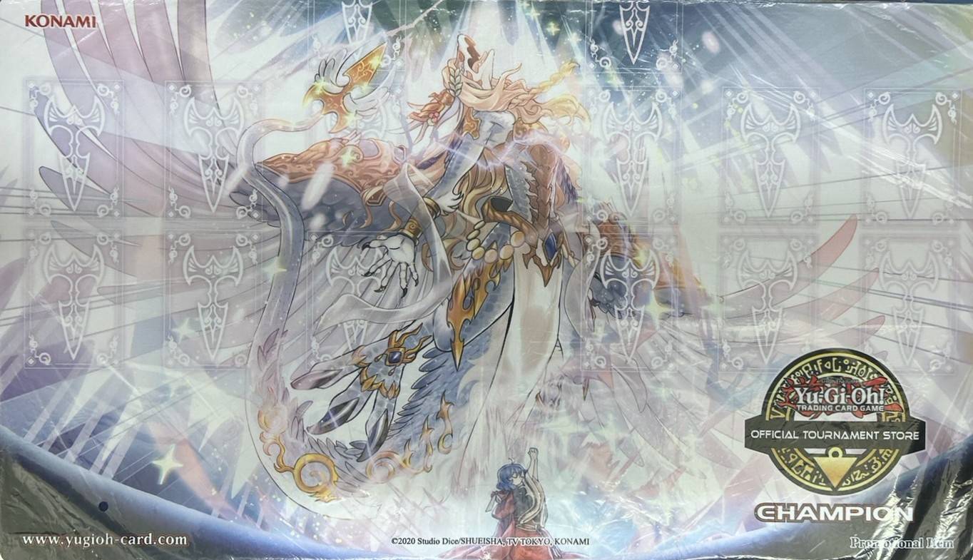 プレイマット『粛声なる竜神サフィラ』【-】{-}《プレイマット》