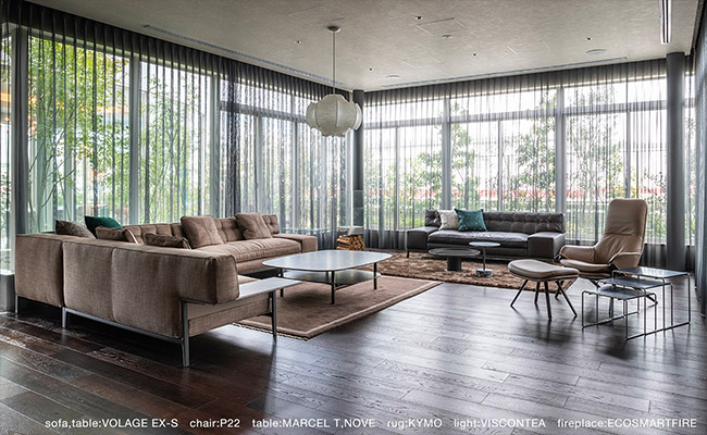 光庭のある家 - 納品事例 | カッシーナ・イクスシー