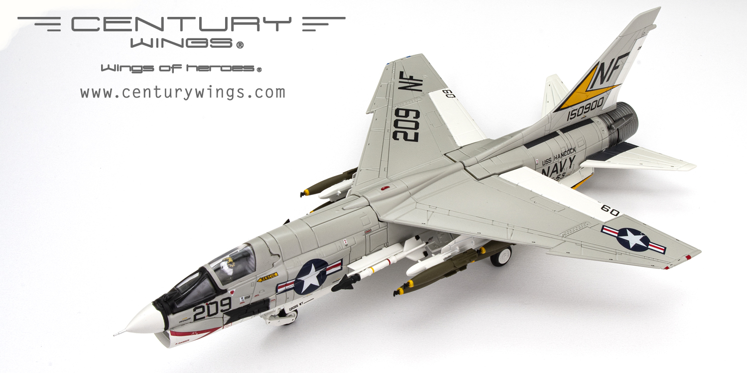 CENTURY WINGS Aircraft Diecast Model | 1/72 Scale F-8 | F-8E