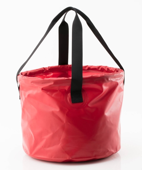 Bucket 30L/バケツ30L(キャンプグッズ)(One Size Red): キャンプ用品