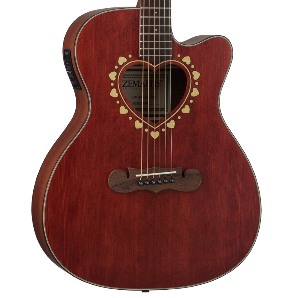 あ ZEMAITIS ZAG-100 ケース カポタスト付き ハート型 あ ZEMAITIS ZAG