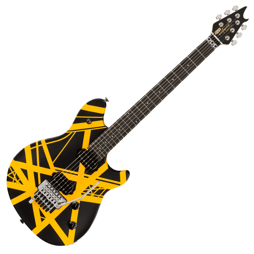 EVH Wolfgang Special Striped Series Black and Yellow エレキギター