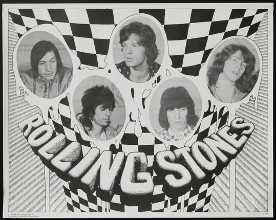 Rolling Stones 1970 | Original Vintage Poster | Chisholm Larsson