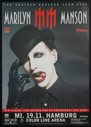 Marilyn Manson - The Grotesk Burlesk Tour 2003 - Hamburg Color