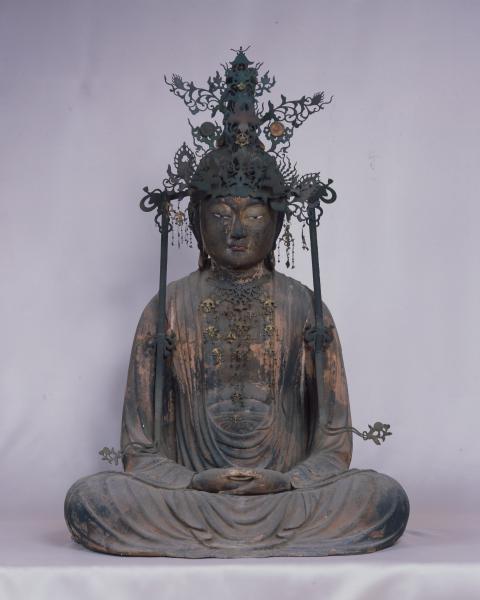 甲府市／木造釈迦如来坐像