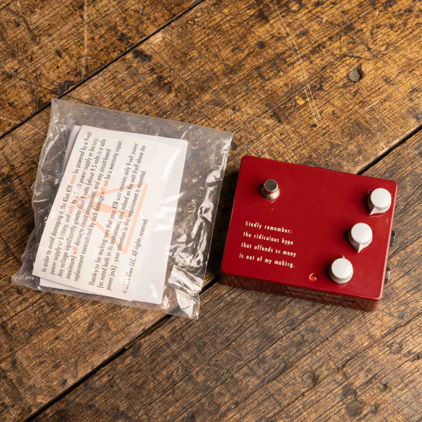 Klon KTR Professional Overdrive – Clingan Guitars