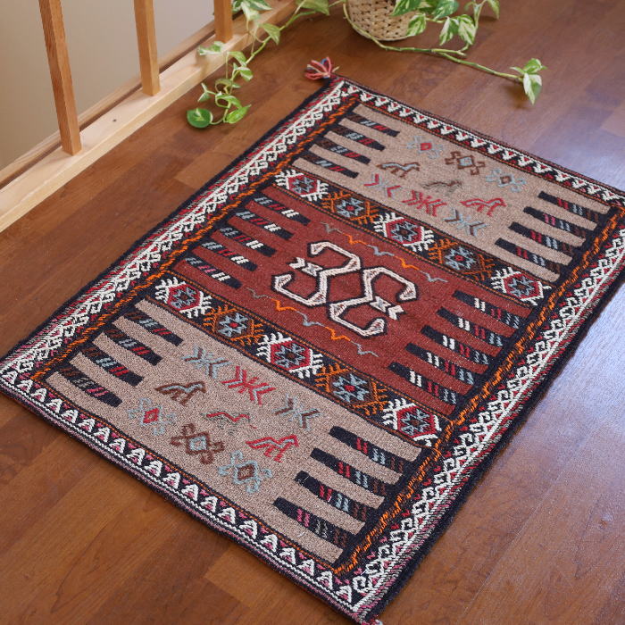 キリム 玄関マットサイズ（90×60cm）｜手織ラグの店クラフトワーク