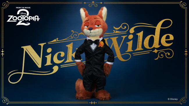 ズートピア』ニック・ワイルドの“プレミアムぬいぐるみ”の受注生産が