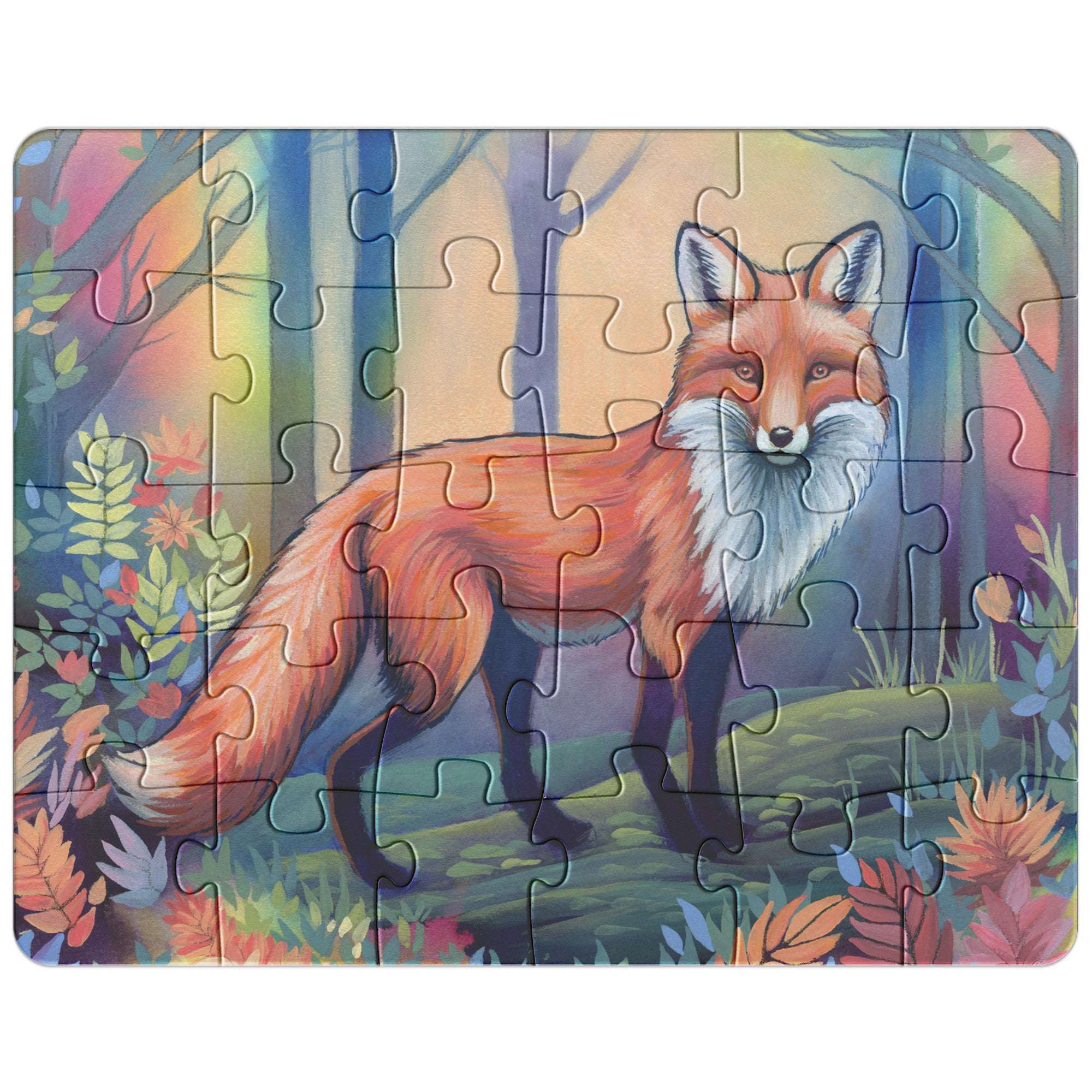 Fox Puzzle · Art by Amanda Lanford