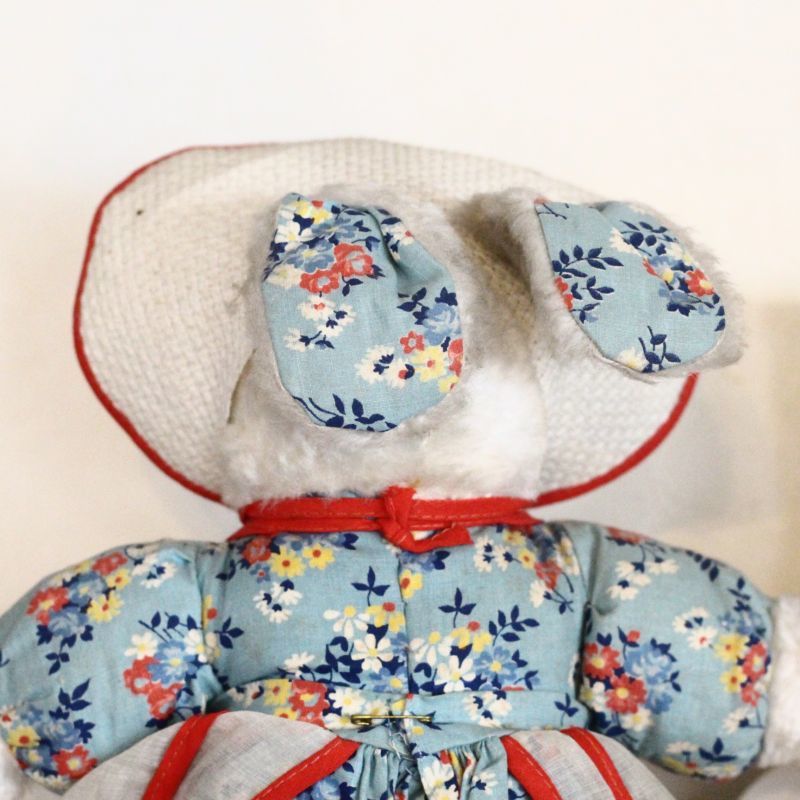 おしゃれで可愛いうさぎのぬいぐるみ/Antique Teddybear/ぬいぐるみ