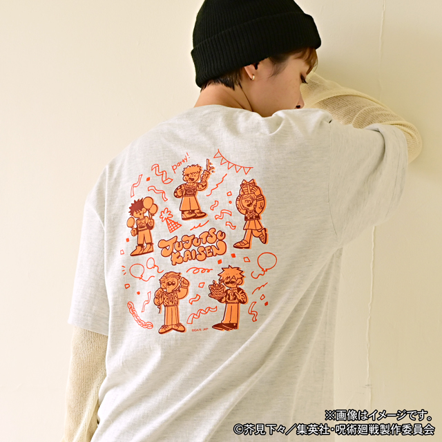 呪術廻戦｜クルーネックTシャツ（虎杖・伏黒・釘崎・七海・五条）