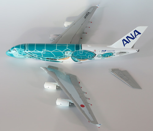 NH20145 1:200 A380 JA382A FLYING HONU エメラルドグリーン スナップ
