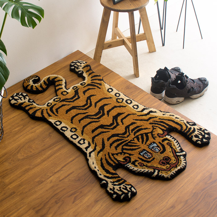 TIBETAN TIGER RUG(チベタンタイガーラグ) Sサイズ 60×100cm | 家具