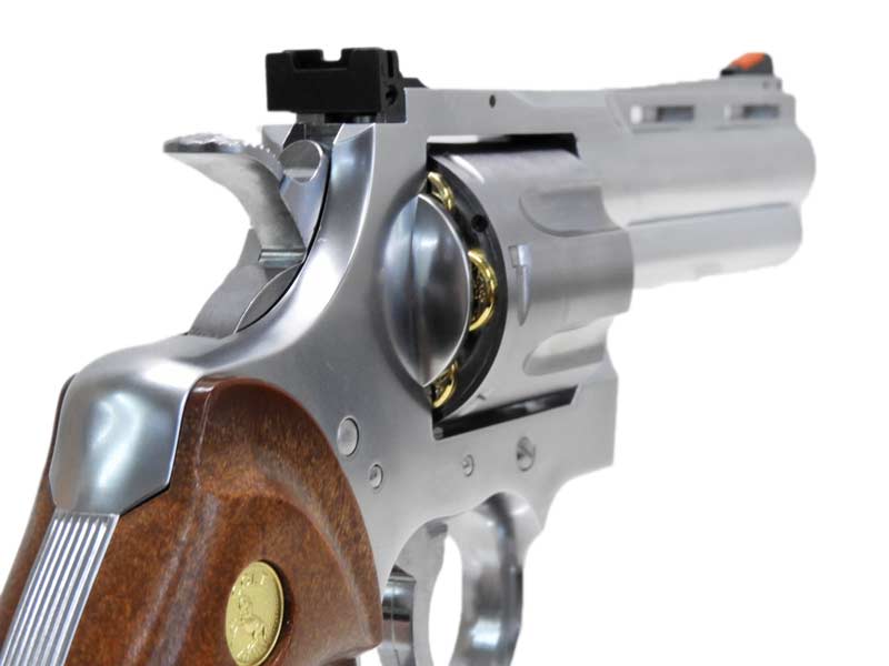 タナカ] コルトパイソン 357マグナム 4インチ Rモデル ステンレス