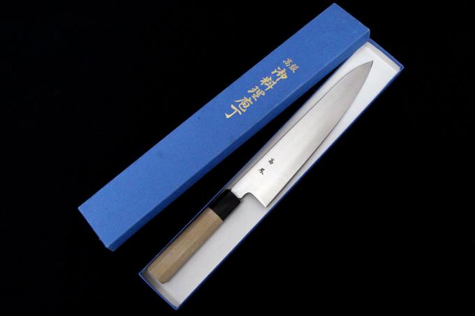 和牛刀 包丁 厚口 九寸 ステンレス 朴柄 外箱付 λA3235-2L2B | 高鳳