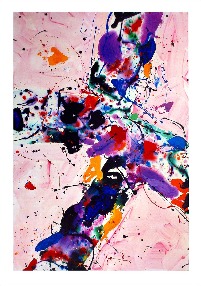 サム・フランシス ポスター アクリリック・サー・トワール、1984 B