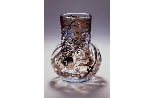近美コレクション】 春の名品選－ガレ《鯉文花器》他 | 北海道立近代