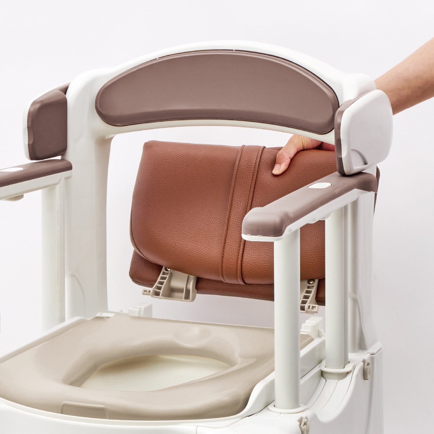 ポータブルトイレ FX-30 座面付 ”らくゾウくん” | 【安寿】の介護用品