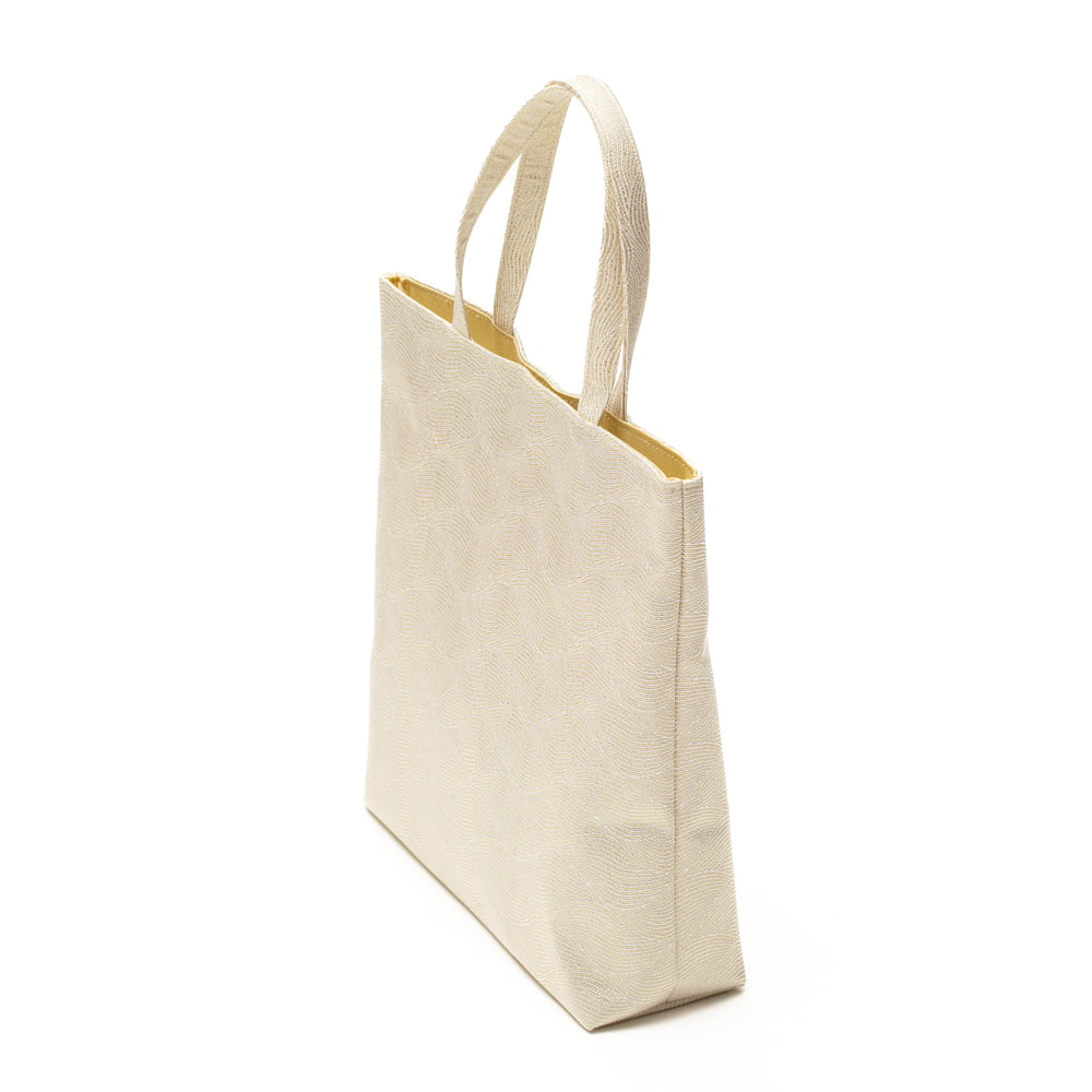 サブバッグ縦型 No.2260 波柄 ポケット＆マグネット付 さんび 日本製