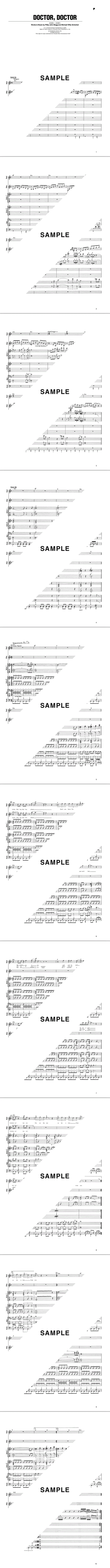 バンドスコア】Doctor Doctor / UFO（ユー・エフ・オー） 提供