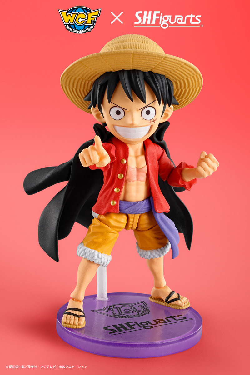 ワンピース」より、 ギア2～5を発動したルフィのデフォルメフィギュア