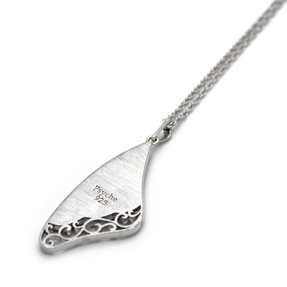 4種類の蝶の翅 上羽デザイン シルバー925 ペンダント ネックレス