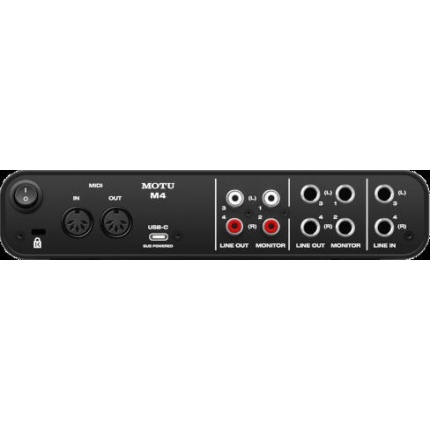 AVLFX - MOTU M4 Desktop 4x4 USB Type-C Audio/MIDI Interface