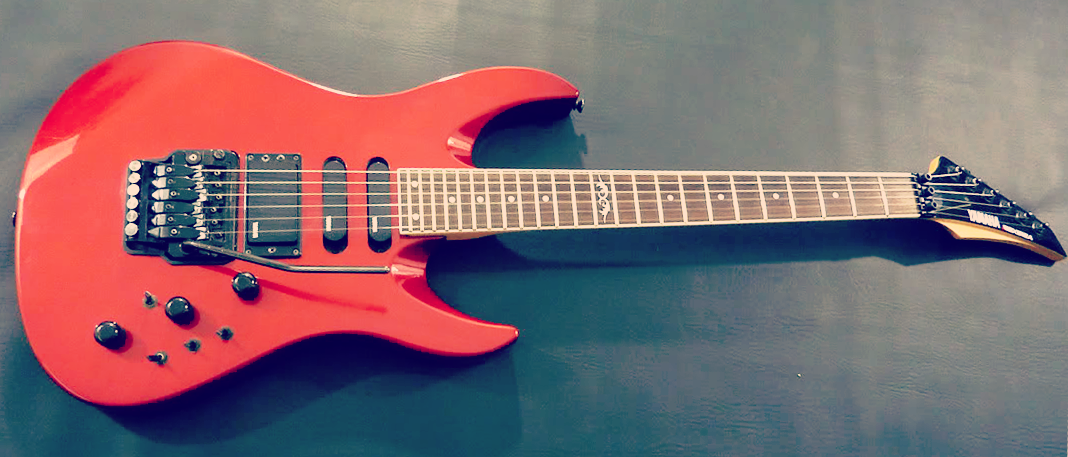 My first guitar, the Yamaha RGX612A | Axebition the guitar expo