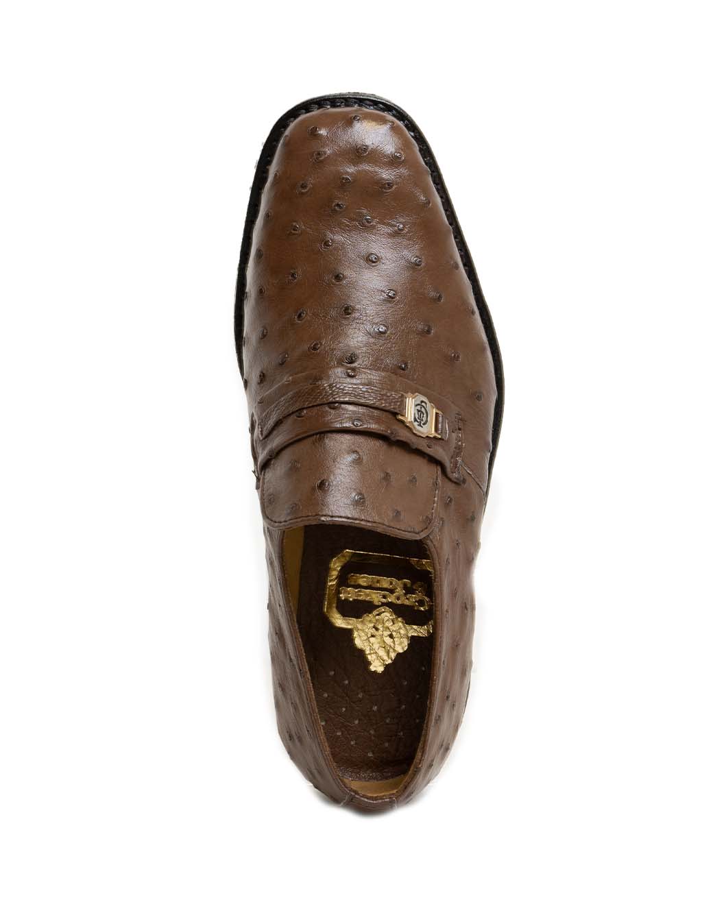 Mens C&J, Leather Wesley-Ostrich, Formal Kango Slip On – Crockett