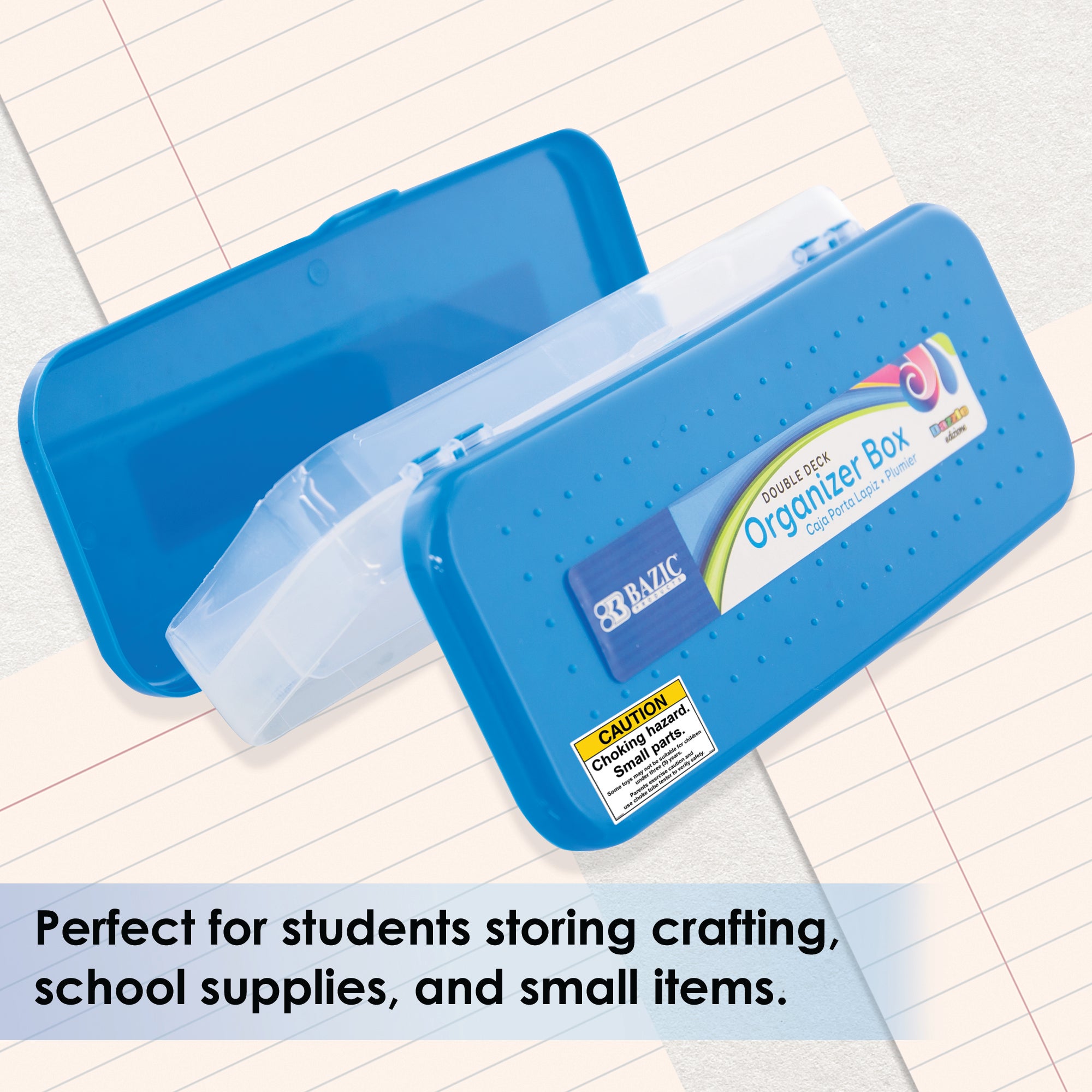 BAZIC Bright Color Double Deck Organizer Box – BAZIC Store