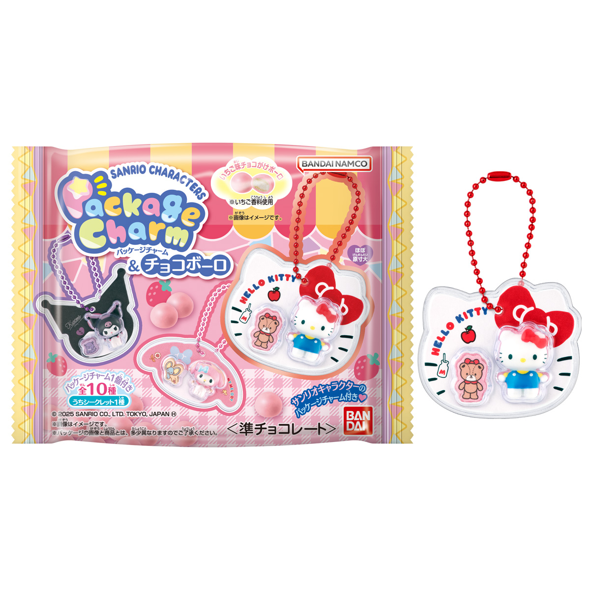 サンリオキャラクターズ パッケージチャーム&チョコボーロ（再販