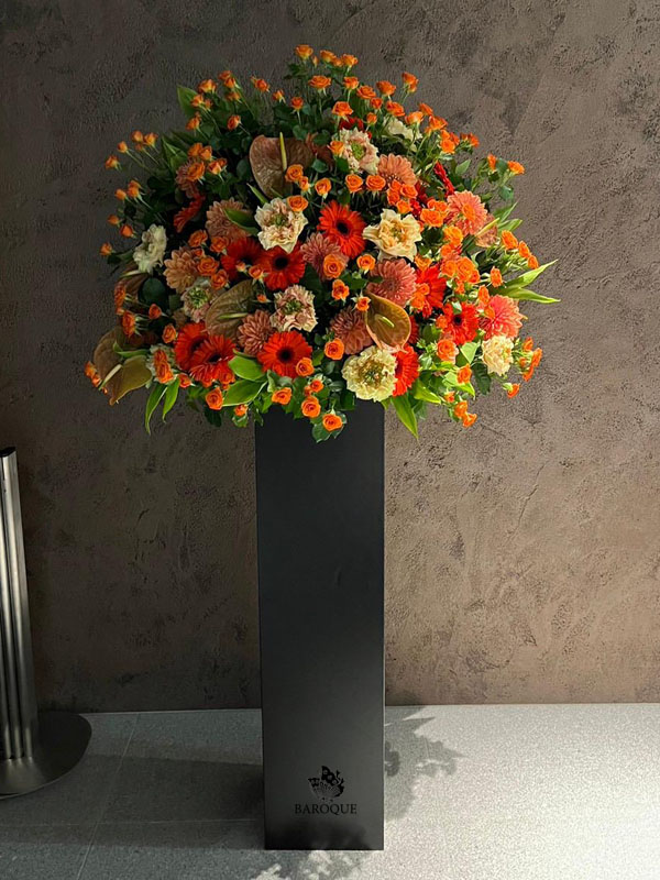 フラワースタンド（ブラックスチール） | BAROQUE