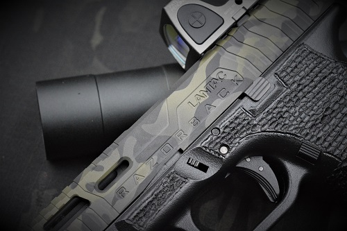 BCSWカスタム MITA製 LANTACタイプ100%CNC スライド 東京マルイ G19