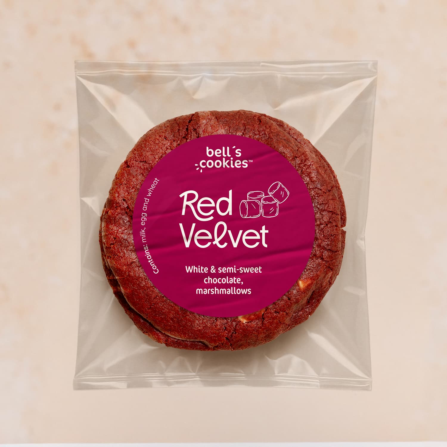 Red Velvet Cookie | Bell's Cookies™ Rich & Chocolaty Treat