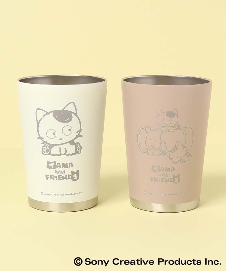 ≪OUTLET≫タマ&フレンズステンレスタンブラー(アイボリー): ALL｜Bleu