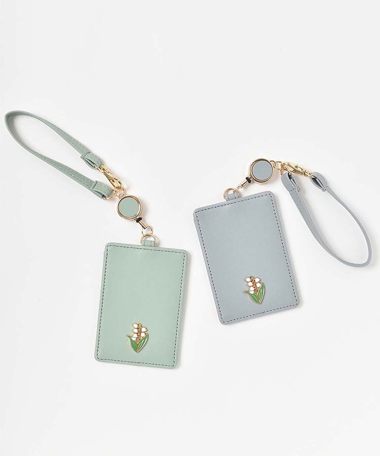 すずらんエポパスケース パスケース 小物入れ 定期入れ 携帯小物