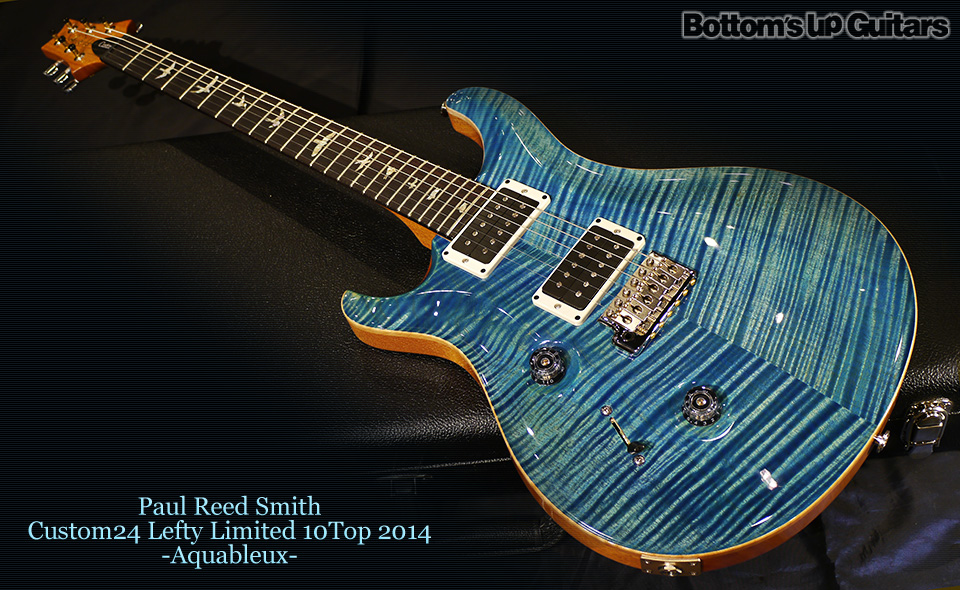 PRS Custom24 Lefty Limited '14 10Top - Aquableux - フォト