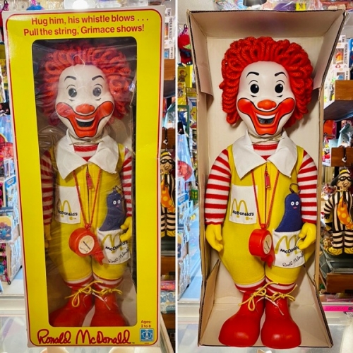 マクドナルド【ロナルドマクドナルド】笛吹きドール 箱入り アメリカ版