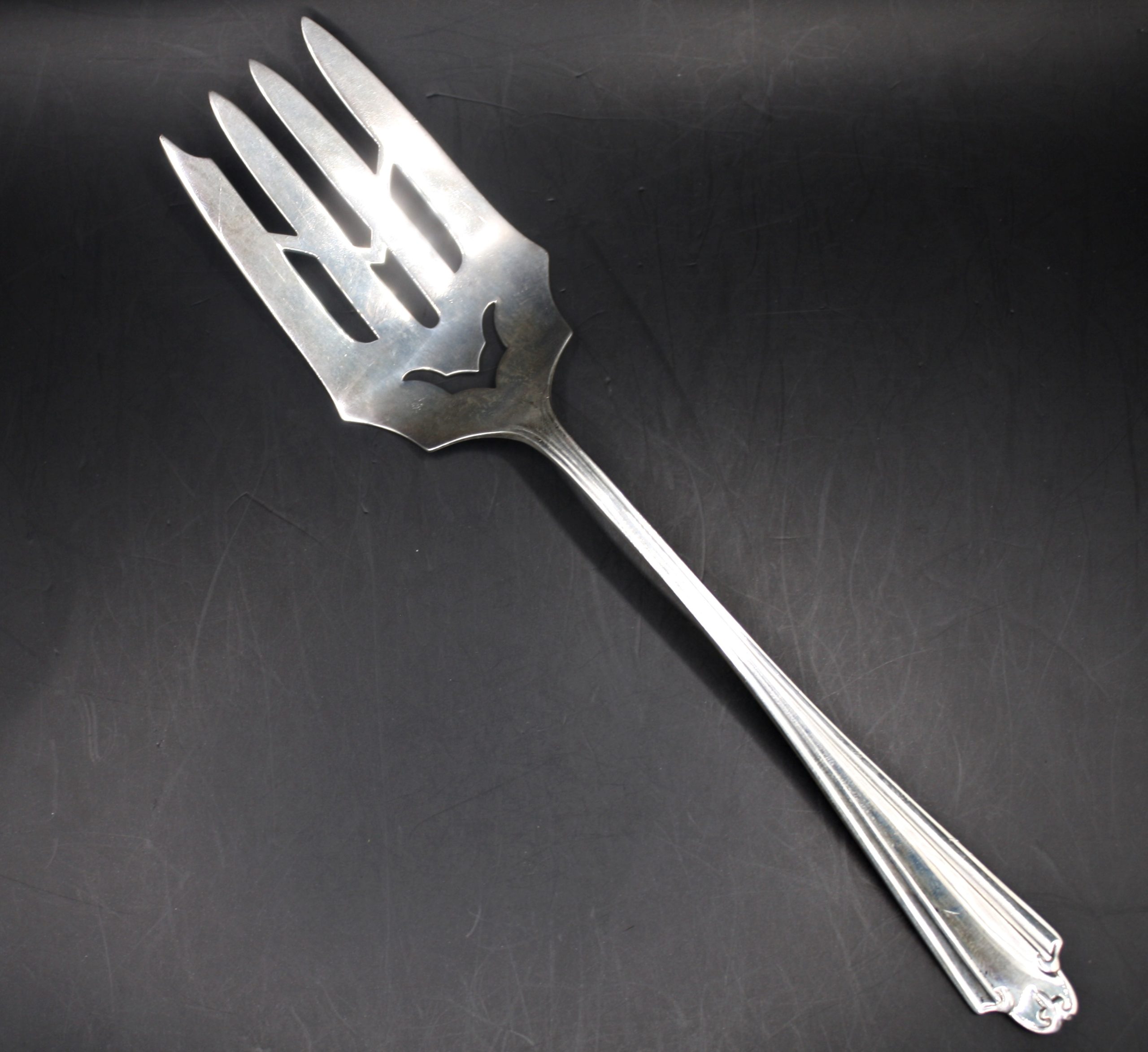 Alvin Sterling Silver Fork 1940 Chateau Rose Pattern 7-1/4”