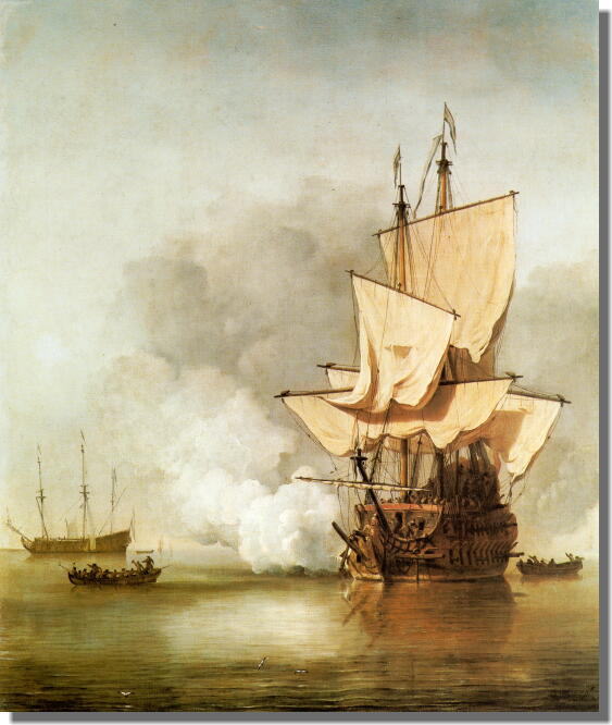 砲撃 フェルデ 複製画 名画 レプリカ