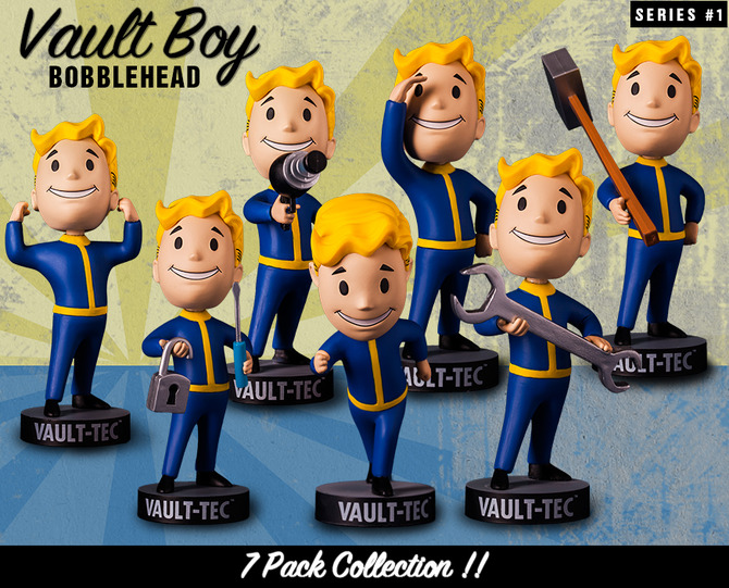 キュートなVault Boyが勢揃い！『Fallout 4』ボブルヘッドフィギュアが